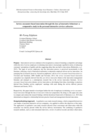 Service encounter-based innovation through the lens of innovative behaviour: a comparative study in the personal-interactive services subsector.