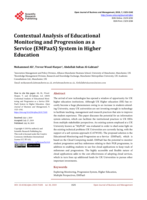 Contextual analysis of educational monitoring and progression as a service (EMPaaS) system in Higher Education