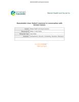 Remarkable Lives :Robert Lawrence in conversation with Jerome Carson