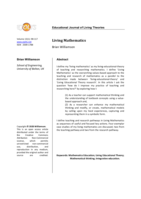 Living Mathematics