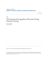 The emotional geographies of feminist eating disorder therapy