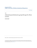 A feminist psychodynamic group therapy for obese women