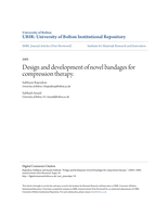 Design and development of novel bandages for compression therapy