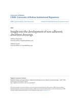 Insight into the development of non-adherent, absorbent dressings