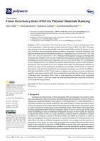 Flame Retardancy Index ( FRI ) for Polymer Materials Ranking