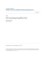 On (mis)interpreting Plato's Ion