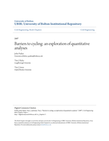 Barriers to cycling: an exploration of quantitative analyses