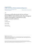 Assessing and predicting the success of Najas flexilis (Willd.) Rostk. & Schmidt, a rare European aquatic macrophyte, in relation to lake environmental conditions