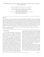 A MEMS-based smart sensor system for estimation of camera pose for computer