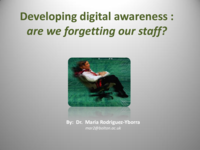 Developing Digital awareness: are we forgetting our staff?
