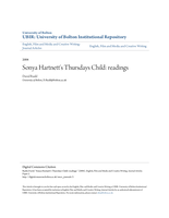 Sonya Hartnett's Thursdays Child: Readings
