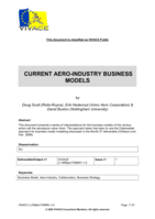 Current Aero-Industry Business Models