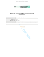 Remarkable lives: Laura O'Brien in conversation with Jerome Carson