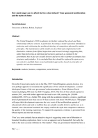 How much longer can we afford the free school debacle? State sponsored Neoliberalism and the myths of choice