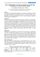 Organophosphorus and organo-inorganic hybrid fire retardant coatings for polymers