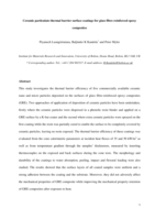 Ceramic particulate thermal barrier surface coatings for glass fibre-reinforced epoxy composites