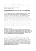 Understanding, action, and the use of the cane in Sri Lankan schools