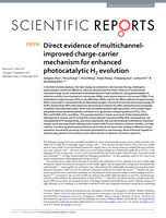 Direct evidence of multichannel-improved charge-carrier mechanism for enhanced photocatalytic H2 evolution.
