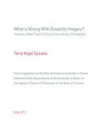 What is wrong with disability imagery? : Towards a new praxis of social documentary photography