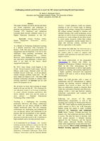 Challenging academic performance to excel: the 'BE' project (performing Beyond Expectations)