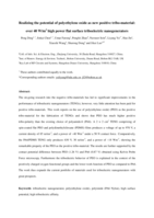 Realizing the potential of polyethylene oxide as new positive tribo-material: Over 40 W/m2 high power flat surface triboelectric nanogenerators