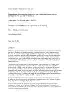 Considering e-marketing strategy for companies operating in fashion retail sector in Vietnam