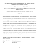 Fire reaction properties of flax/epoxy laminates and their balsa-core sandwich composites with or without fire protection