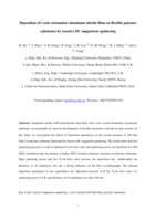 Deposition of c-axis orientation aluminum nitride films on flexible polymer substrates by reactive direct-current magnetron sputtering