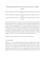 Biomaterial gelatin film based crossbar structure resistive switching devices