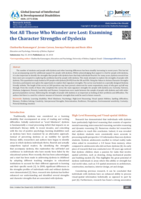 Not all those who wander are lost: examining the character strengths of dyslexia