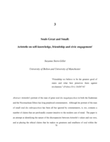 Souls great and small: Aristotle on self-knowledge, friendship and civic engagement