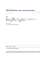 Review of 'Competency based education and training: a world perspective'