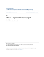 RAMLET implementation study report