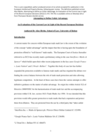 Attempting to define an unfair advantage: an evaluation of the current law in light of the recent European decisions