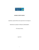 An Assessment of the link between Performance Management and Appraisal System of the organisation in the period of 2008 and 2013: Case study of Baylor College of Medicine Children’s Foundation Malawi.