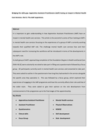 Bridging the skills gap: apprentice assistant practitioners having an impact in mental healthcare services. Part 2. The AAP experience