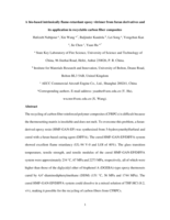 A bio-based intrinsically flame-retardant epoxy vitrimer from furan derivatives and its application in recyclable carbon fiber composites