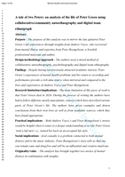 A tale of two Peters: an analysis of the life of Peter Green using collaborative/community autoethnography and digital team ethnography