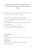 Graphene oxide incorporating carbon fibre-reinforced composites submitted to simultaneous impact and fire: physicochemical characterisation and toxicology of the by-products
