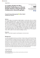 Is laughter really the best medicine? Reflecting on a mental health initiative using pragmatic collaborative autoethnography