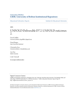 UNFOLD Deliverable D7.2.  UNFOLD outcomes 2