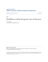Mindfulness and the therapeutic aims of education
