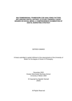 Multidimensional framework for analysing factors influencing Digital Natives' attitude towards luxury brands on social media; a comprehensive examination of digital marketing strategy