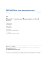 Students' perceptions of discrimination in the job market