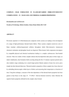 Complex char formation in flame-retarded fibre intumescent combinations - IV. mass loss calorimetric and thermal barrier properties