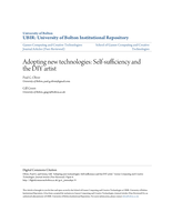 Adopting new technologies: Self-sufficiency and the DIY artist