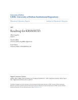 Roadmap for KRSM RTD