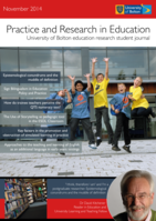 Practice and Research in Education : University of Bolton Education research student journal.