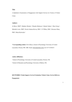A qualitative examination of engagement with support services by victims of violent crime