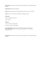 A comparison of isokinetic and functional methods of assessing bilateral strength imbalance